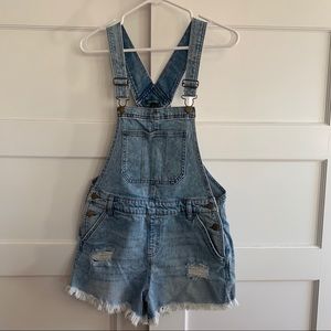 Wild Fable Denim Overall Shorts